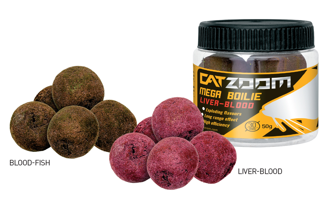 Boilies somn Predator-Z Boilie Liver Blood, 30mm, 50g