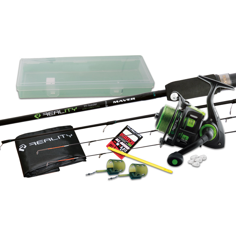 Lansetă feeder Maver Combo Reality Feeder 10ft Kit, 3m