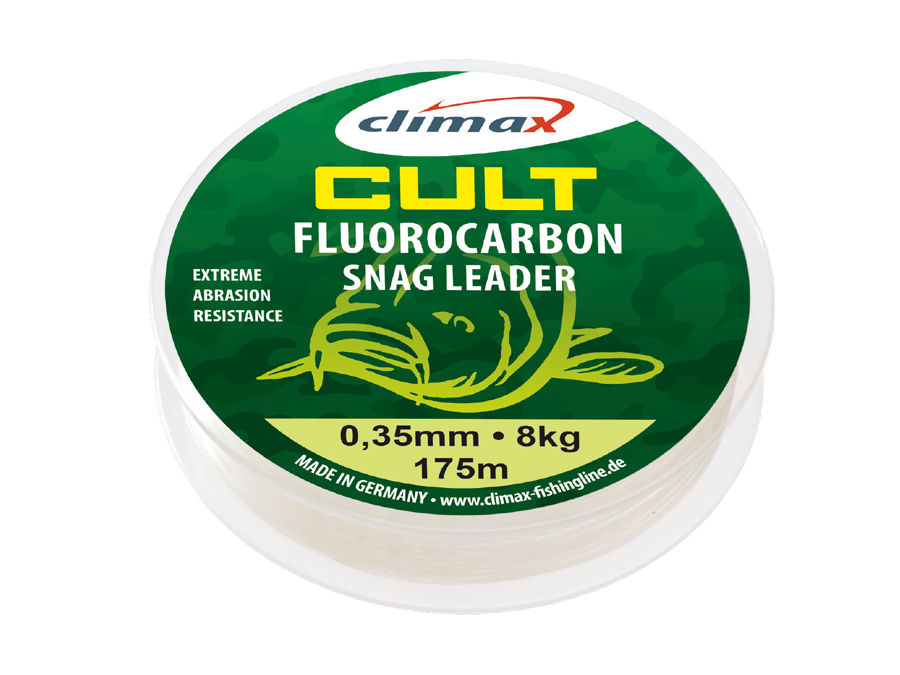 FIR CULT CRAP FLUOROCARBON SNAG LEADER 50m 0.50mm 30lb