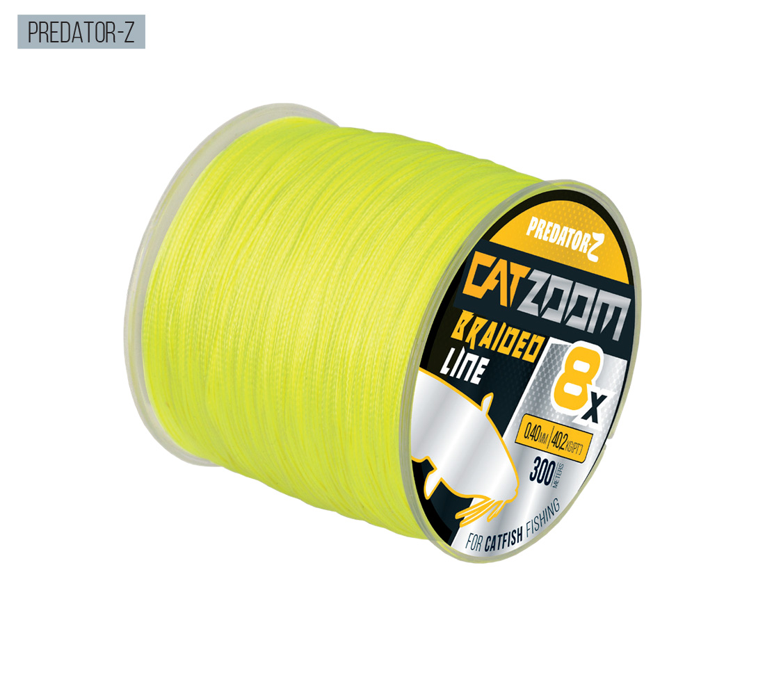 Fir textil Predator-Z CatZoom Catfish 8x Fluo Green, 0.60mm, 300m, 61.0kg
