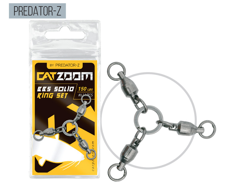 Montură Predator-Z CatZoom Bbs Solid Ring Set 150lbs, Nr. 6, 3cm