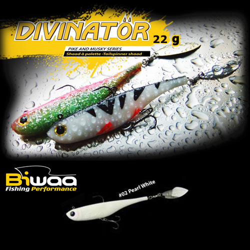 SHAD DIVINATOR JUNIOR 14cm 22gr 02 Pearl White