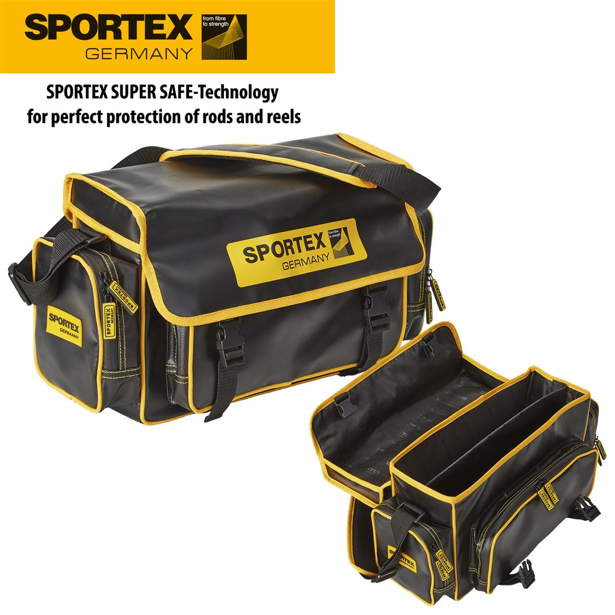 Geantă spinning Sportex XV, 50x26x15cm
