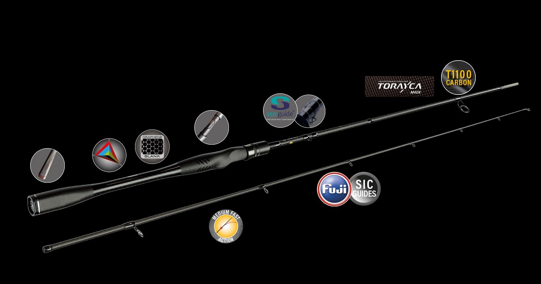 Lansetă Sportex Graphenon RS-2 Spin, 2.40m/8-29g, 2buc