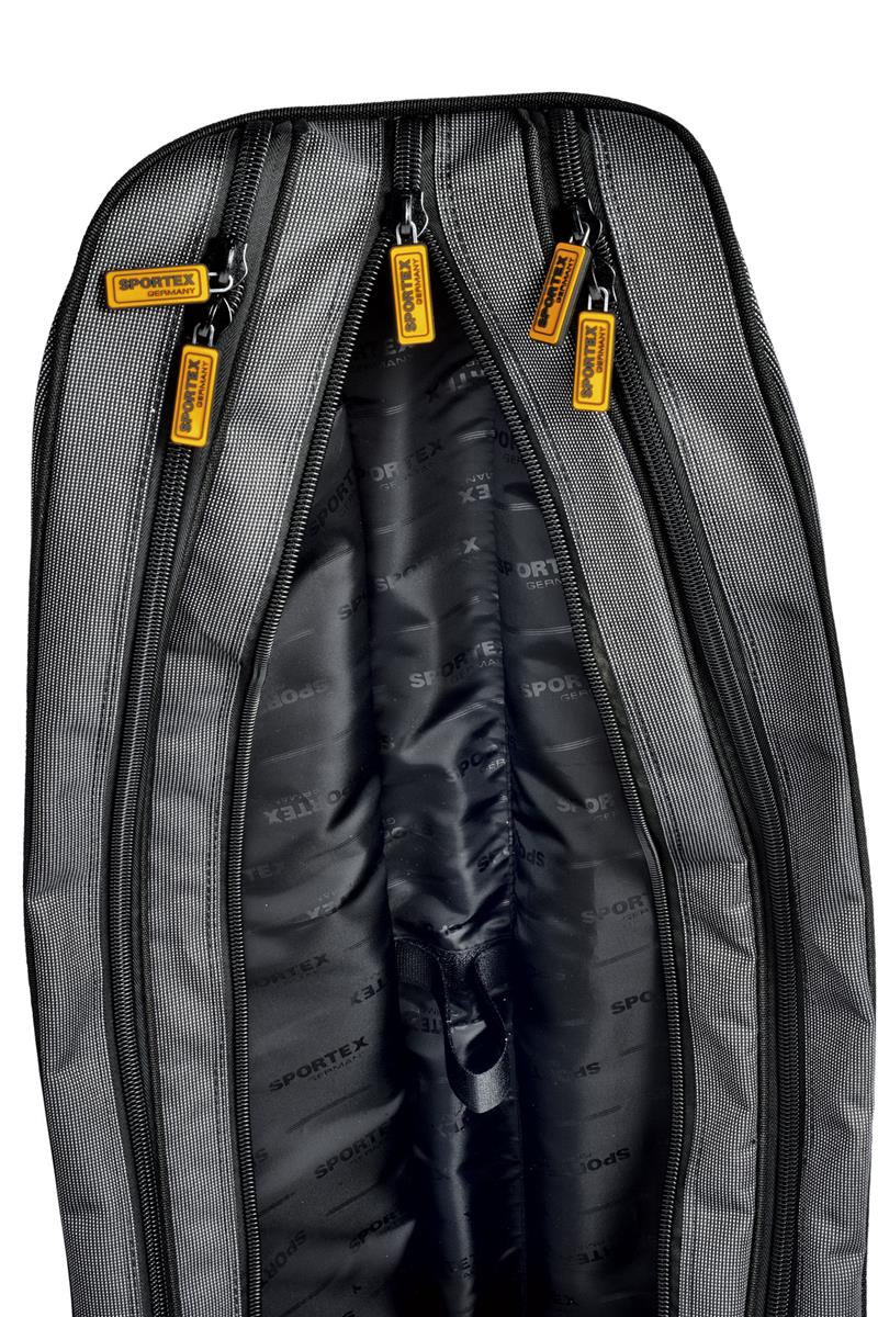 Husă semirigidă Sportex Super Safe Carp IX, Grey, 2 compartimente, 198cm