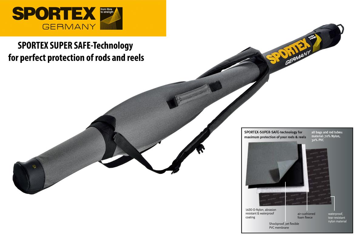 Husă semirigidă Sportex Super Safe XIII, Grey, 1 compartiment, 165cm