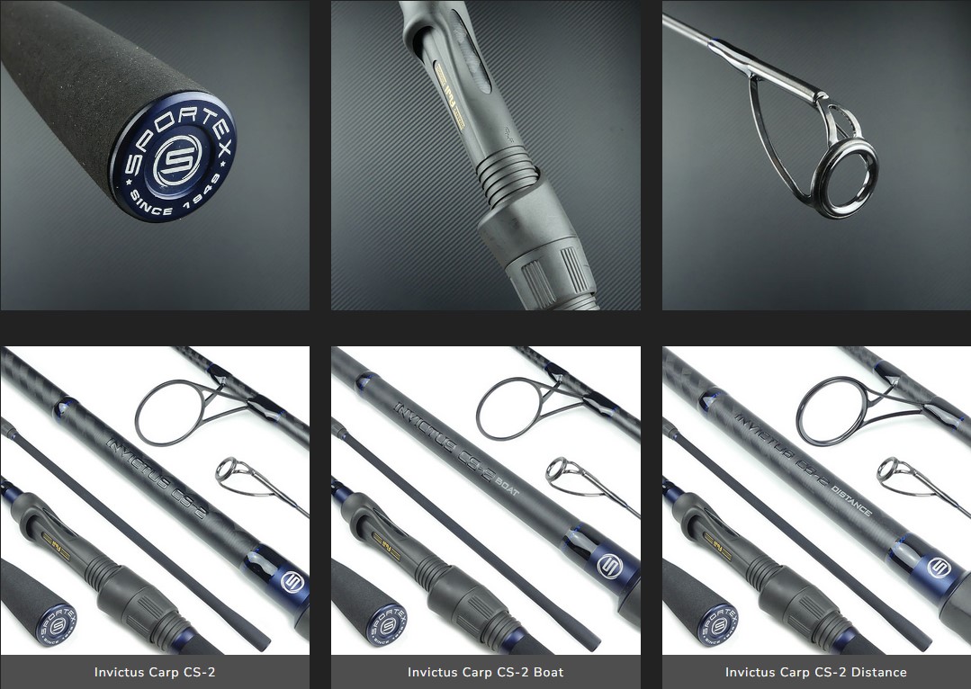 Lansetă Sportex Invictus CS-2 Carp, 3.96m/3.75lbs, 2buc
