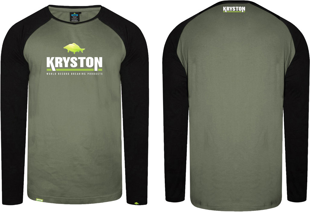Tricou cu mânecă lungă Kryston Ranglan, Olive / Black, L