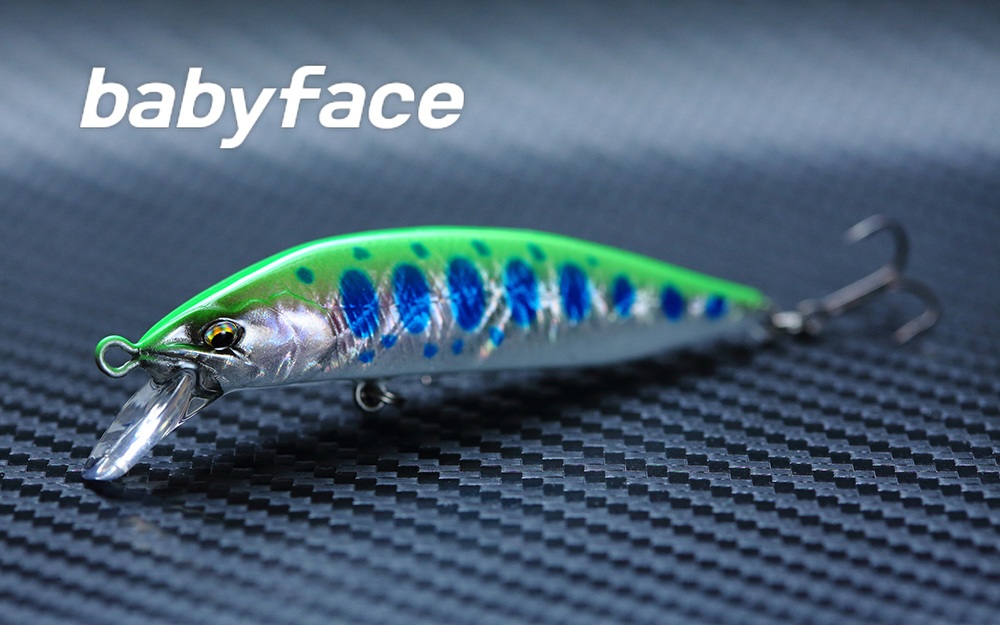 BABYFACE M60SR-S 60mm 4.3gr 27 Black Gold Orange Belly