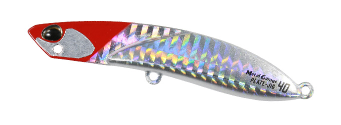 Cicadă DUO Metal Garage Plate Jig, PHA0001 Red Head Holo, 6.5cm/20g