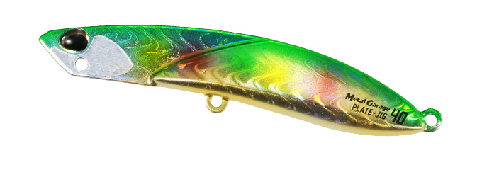 Cicadă DUO Metal Garage Plate Jig, PXA0478 Green Gold Candy, 8cm/40g