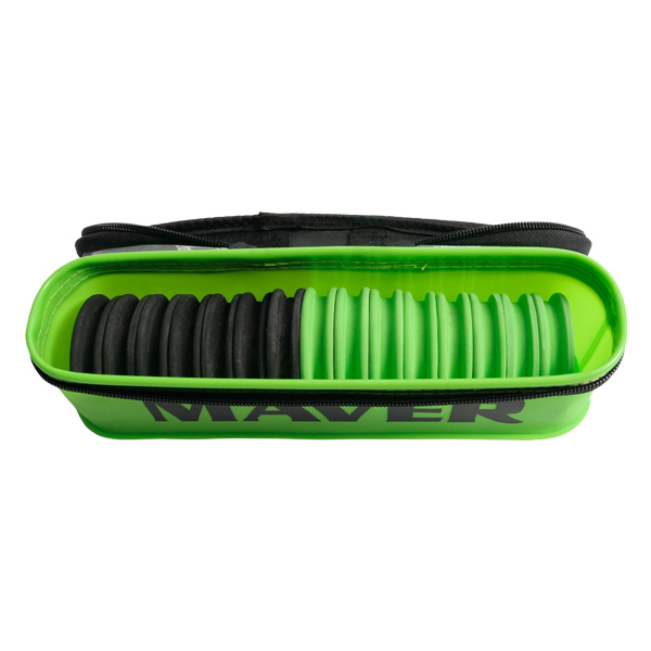 Borsetă riguri Maver EVA cu capac transparent, 30x7.5x7.5cm