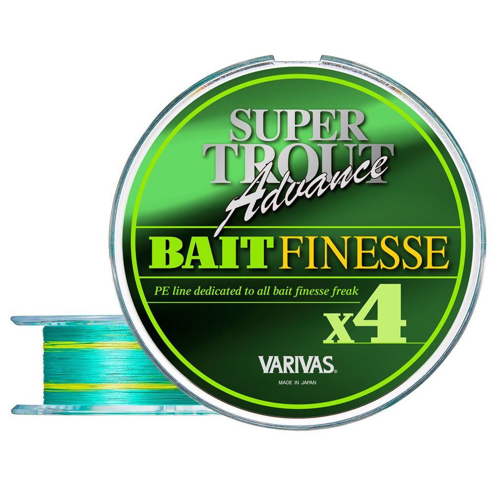 FIR SUPER TROUT ADVANCE BAIT FINESSE PE X4 100m 0.148mm 15.0lb Verde Fluo