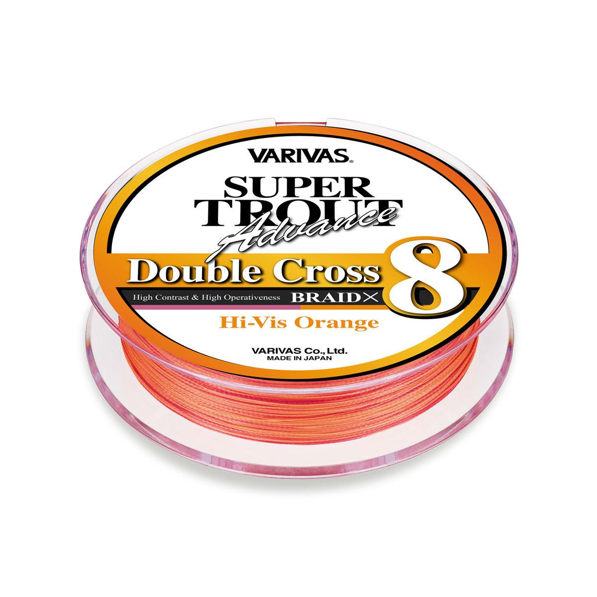 FIR SUPER TROUT ADVANCE DOUBLE CROSS PE 8X 100m 11.4lb HI-VIS Orange