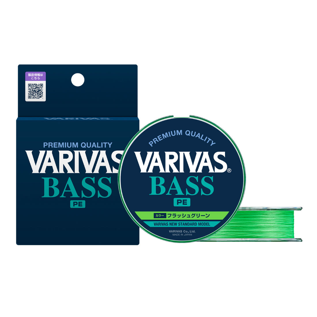 FIR VARIVAS BASS PE X4 150m 0.128mm 10lb Flash Green