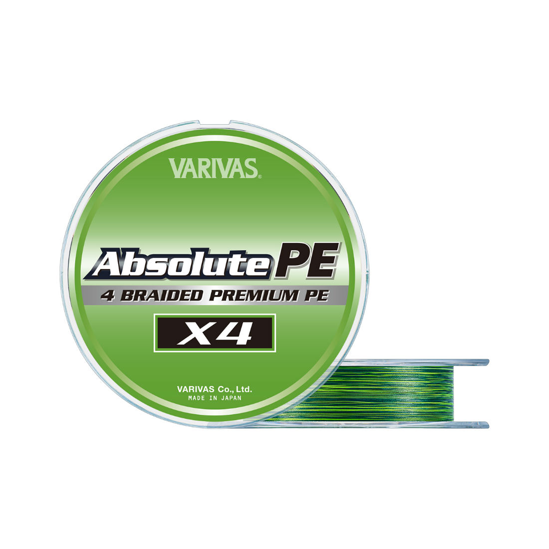 FIR VARIVAS ABSOLUTE PREMIUM PE X4 150m 0.128mm 10lb Marking Green