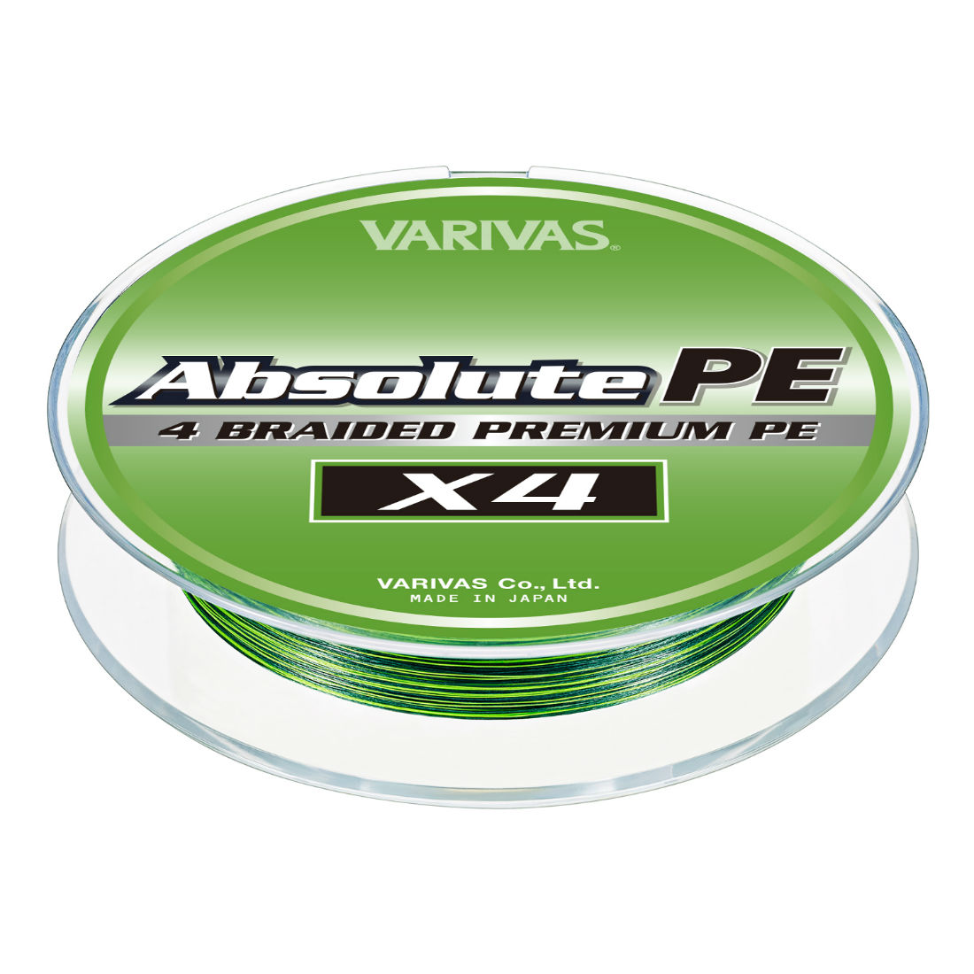 FIR VARIVAS ABSOLUTE PREMIUM PE X4 150m 0.108 mm 9.5lb Marking Green