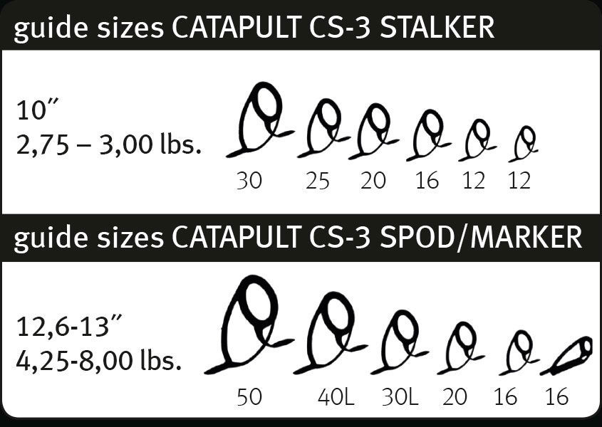 Lansetă Sportex Catapult CS-3 Marker, 3.85m/4.25lbs, 2buc