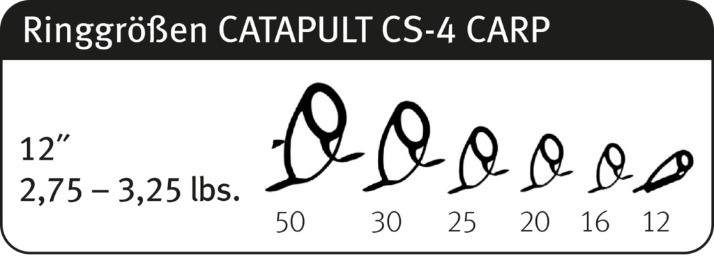 Lansetă Sportex Catapult CS-4 Carp, 3.66m/3.00lbs, 2buc