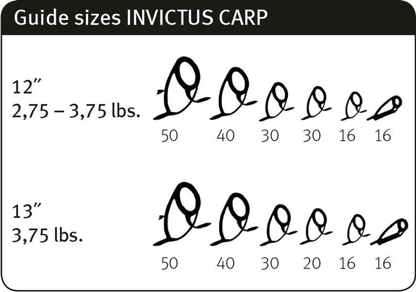 Lansetă Sportex Invictus Carp, 3.66m/3.75lbs, 2buc