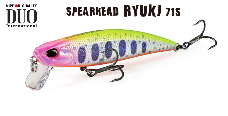 Vobler DUO Spearhead Ryuki 71S, ASI4073 Pink Chart Yamame, 7.1cm/10g
