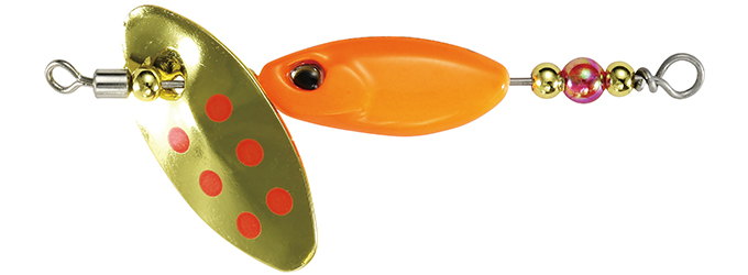 Linguriță rotativă DUO Spearhead Ryuki Spinner, ACC0590 Fluorescence Orange, 2cm/5g