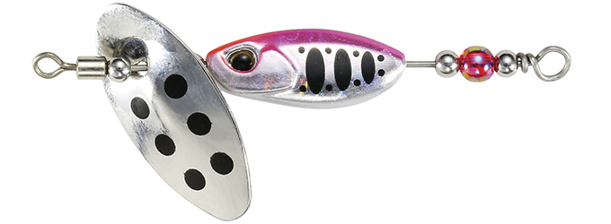 Linguriță rotativă DUO Spearhead Ryuki Spinner, PJA4019 Pink Yamame, 2cm/5g