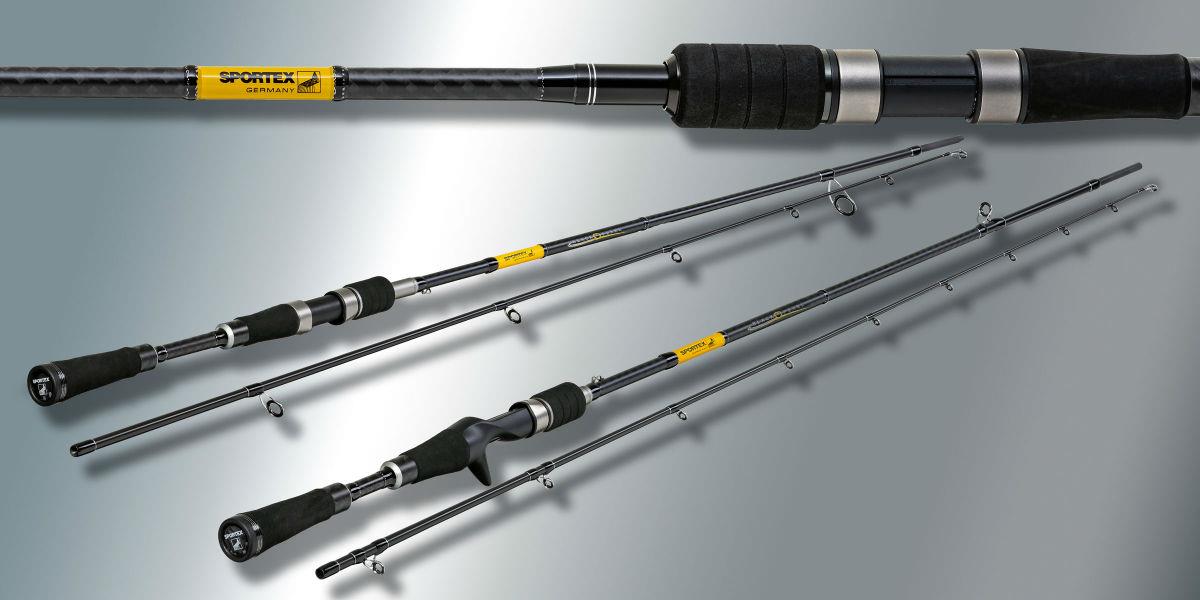 Lansetă Sportex Black Pearl GT-3 Casting, 2.40m/40g (22-51g), 2buc