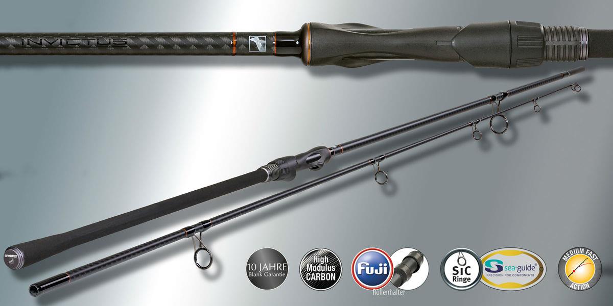 Lansetă Sportex Invictus Carp, 3.66m/3.75lbs, 2buc