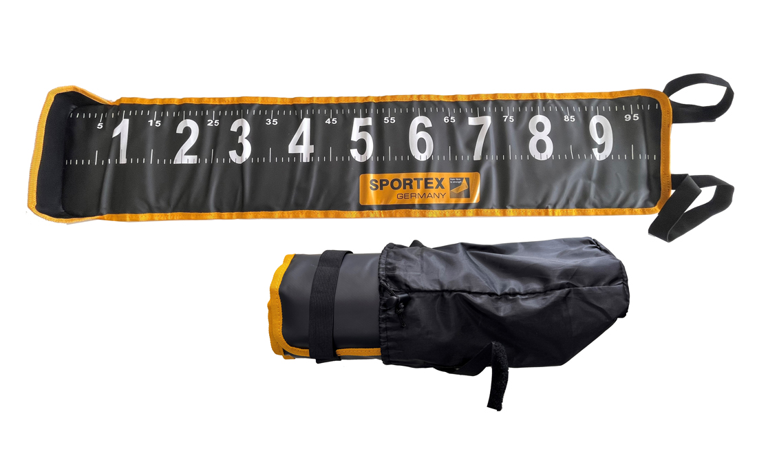 Saltea de măsurare tip riglă Sportex Large Mat, 130x30cm