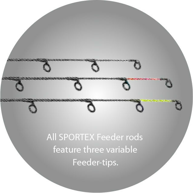 Lansetă Sportex Xclusive Feeder NT Medium Light, 3.60m/60-120g, 3+3buc