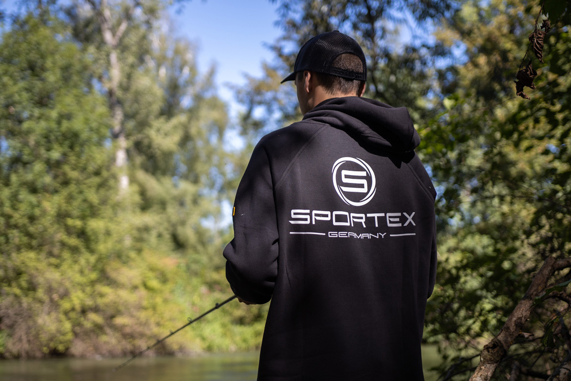 Hanorac Sportex Hoodie, Black, Medium