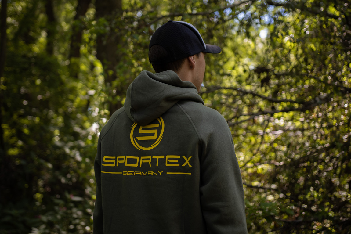 Hanorac Sportex Hoodie, Olive Green, Medium