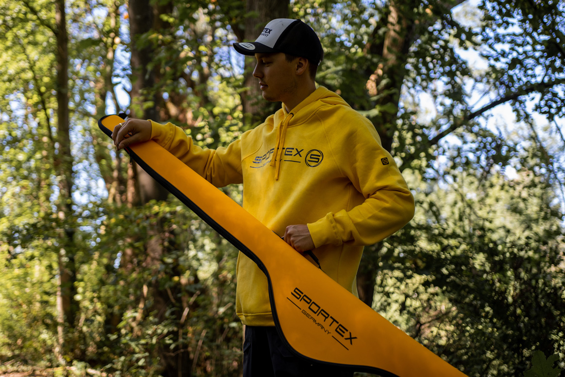 Hanorac Sportex Hoodie, Yellow, Medium