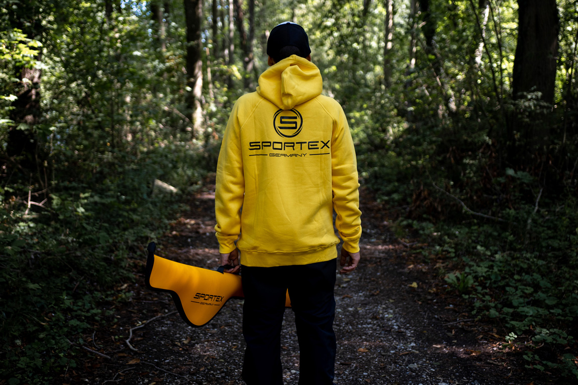 Hanorac Sportex Hoodie, Yellow, 2X-Large