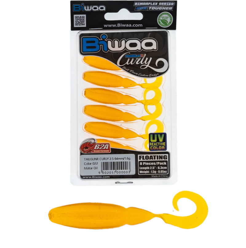 SHAD TAILGUNR CURLY 3.5