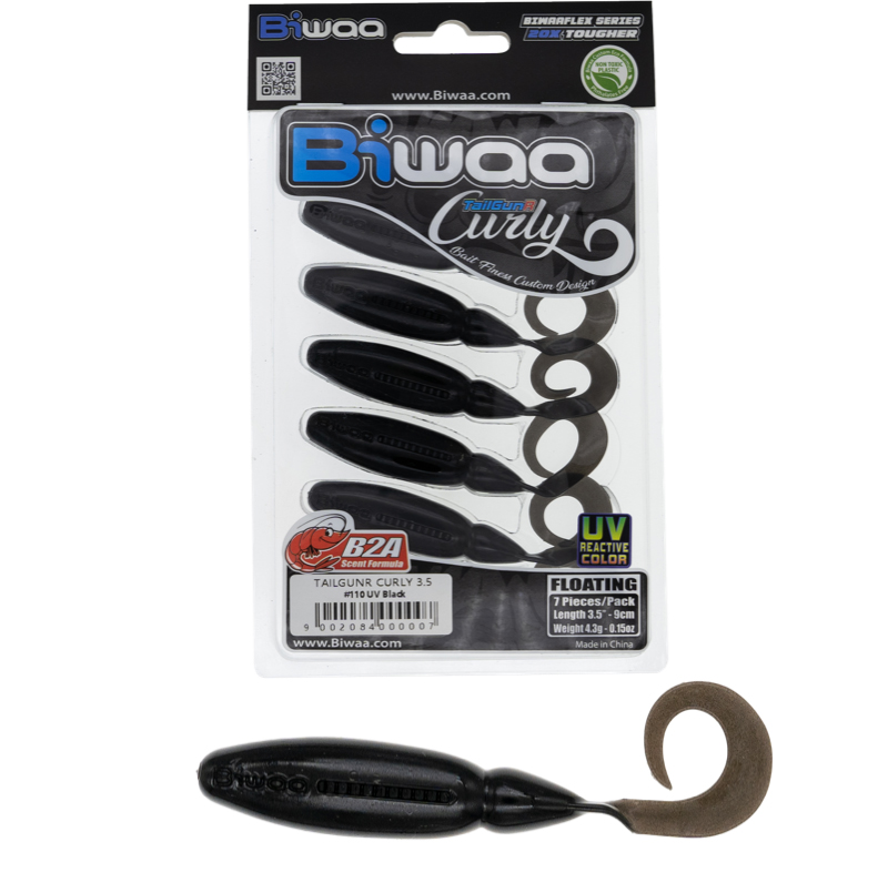 SHAD TAILGUNR CURLY 3.5