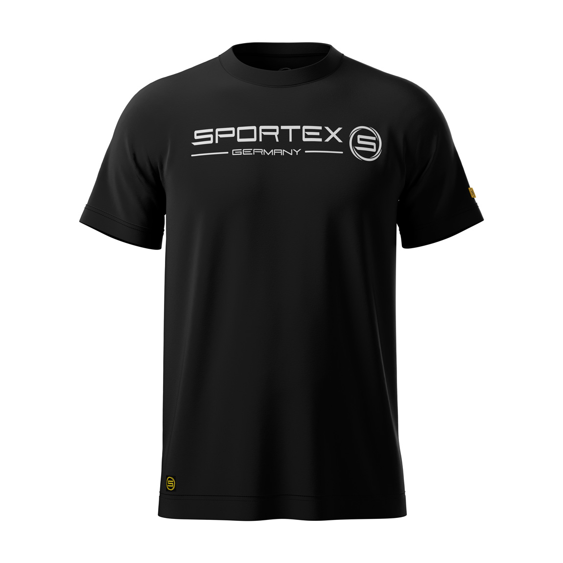 Tricou Sportex T-Shirt, Black, X-Large