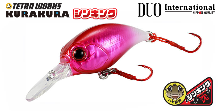 DUO TETRA WORKS KURAKURA S 3.0cm 2.9gr GBA0291 Red Isome