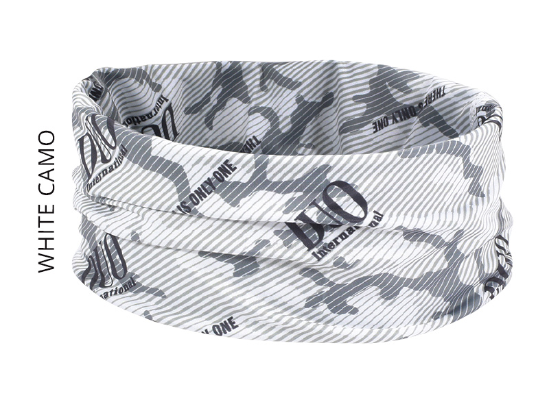 Bandană Duo UV Headwear White Camo, One Size