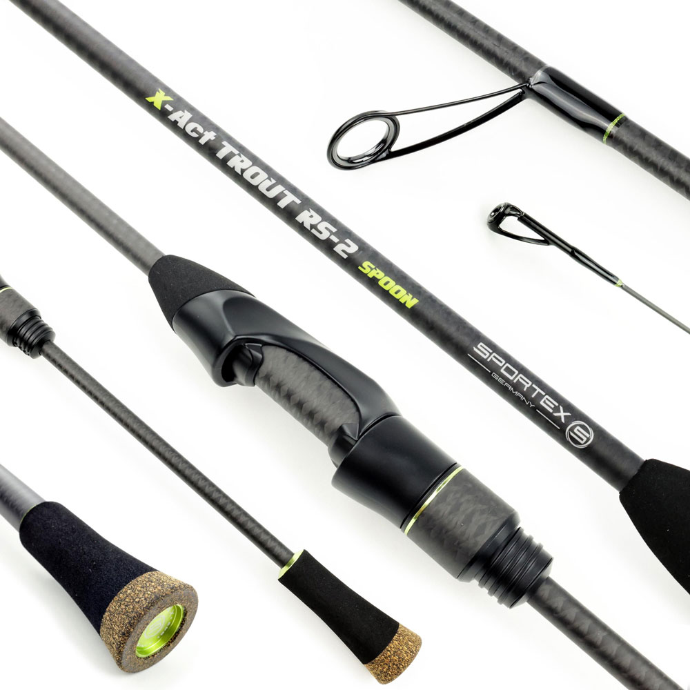 Lansetă Sportex X-Act Trout RS-2 Spoon, 1.85m/0.2-6g, 2buc