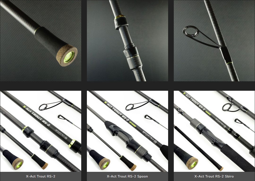 Lansetă Sportex X-Act Trout RS-2 Spoon, 1.85m/0.2-6g, 2buc