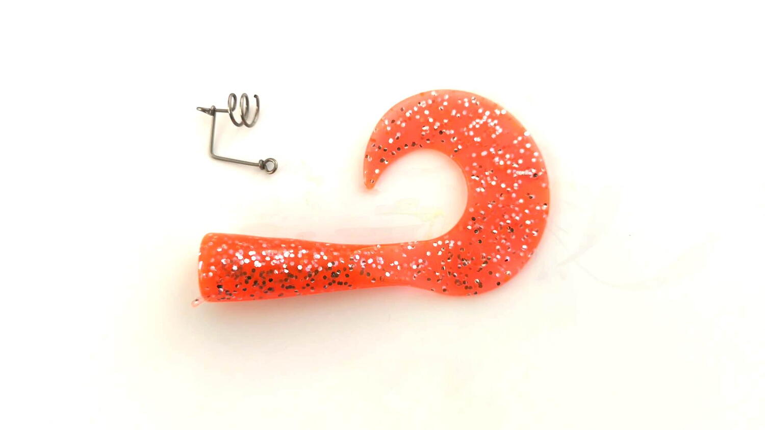 Coadă de rezervă vobler Strike Pro Wolf Tail Jr, Orange Glitter