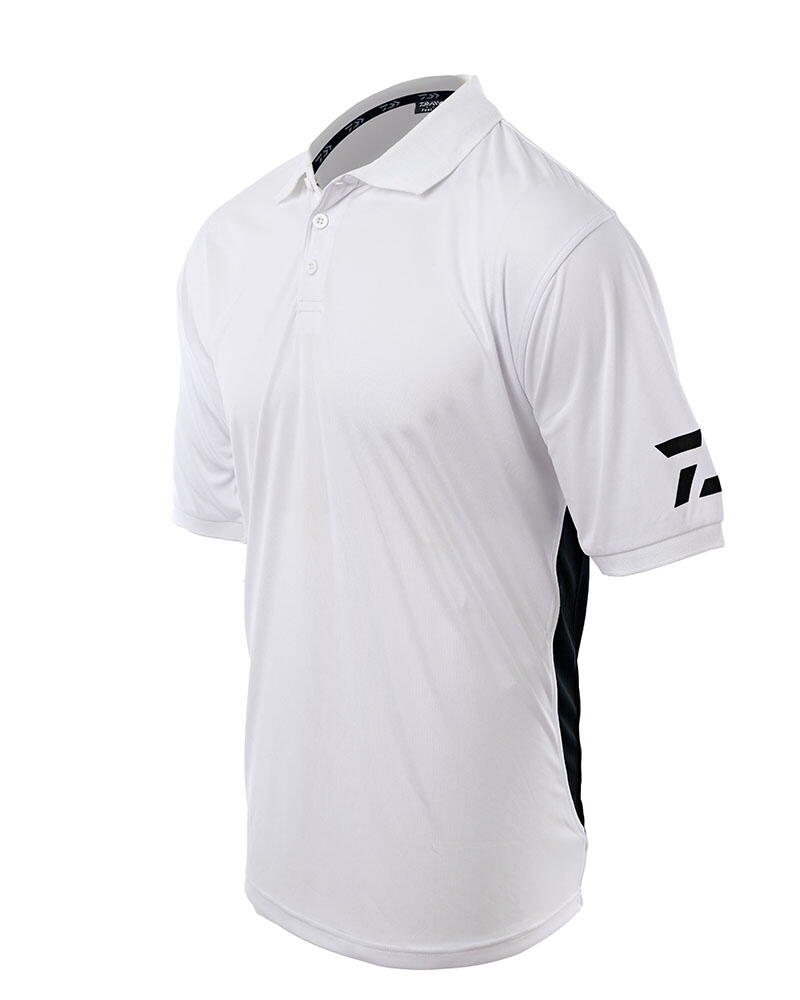 Tricou Polo Daiwa White, 2X-Large