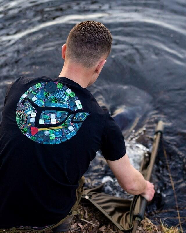 Tricou Korda Le Tackle, Black, Medium
