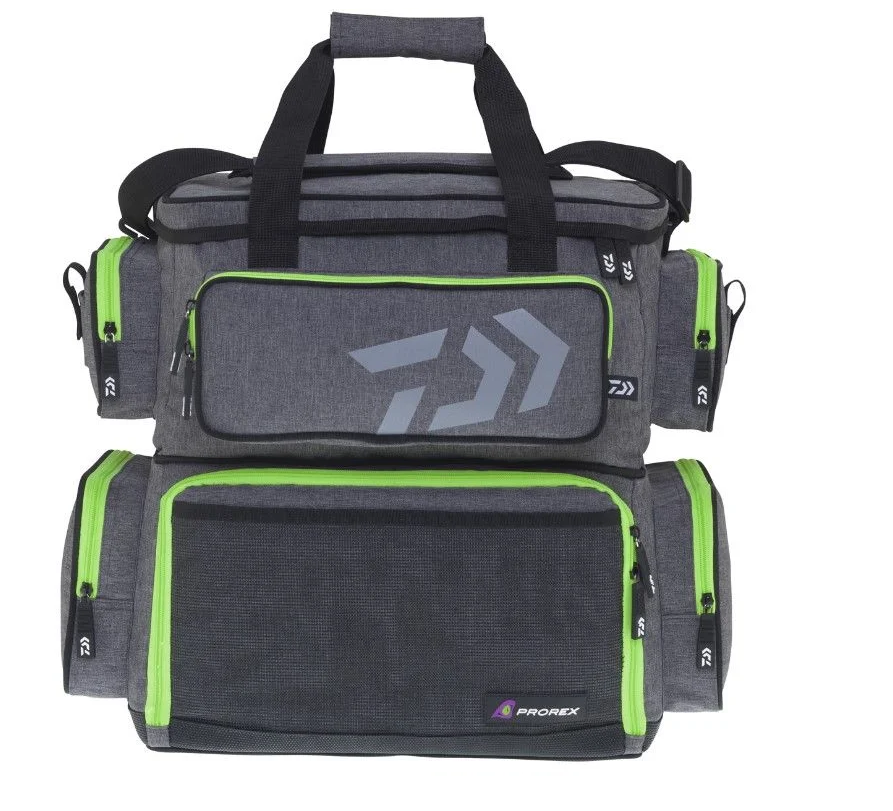 Geantă +  4 cutii Daiwa Prorex D-Box Tackle, Large, 45x42x25cm