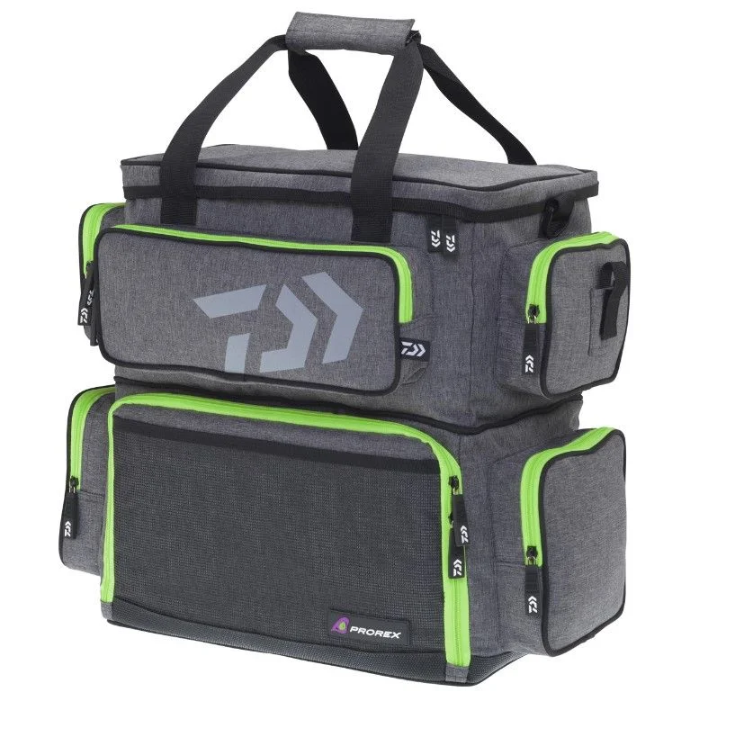 Geantă +  4 cutii Daiwa Prorex D-Box Tackle, Large, 45x42x25cm