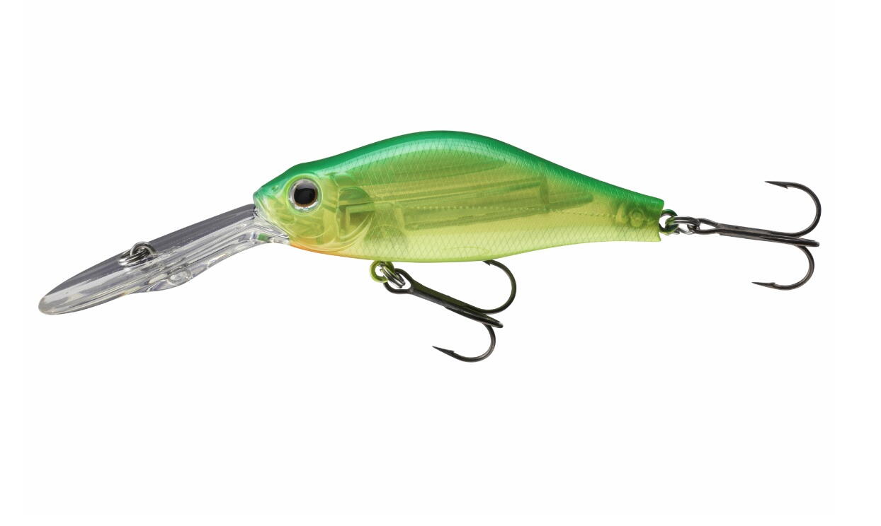 Vobler Daiwa TN Mega Scounter, Lime Chart, 6.8cm/14g