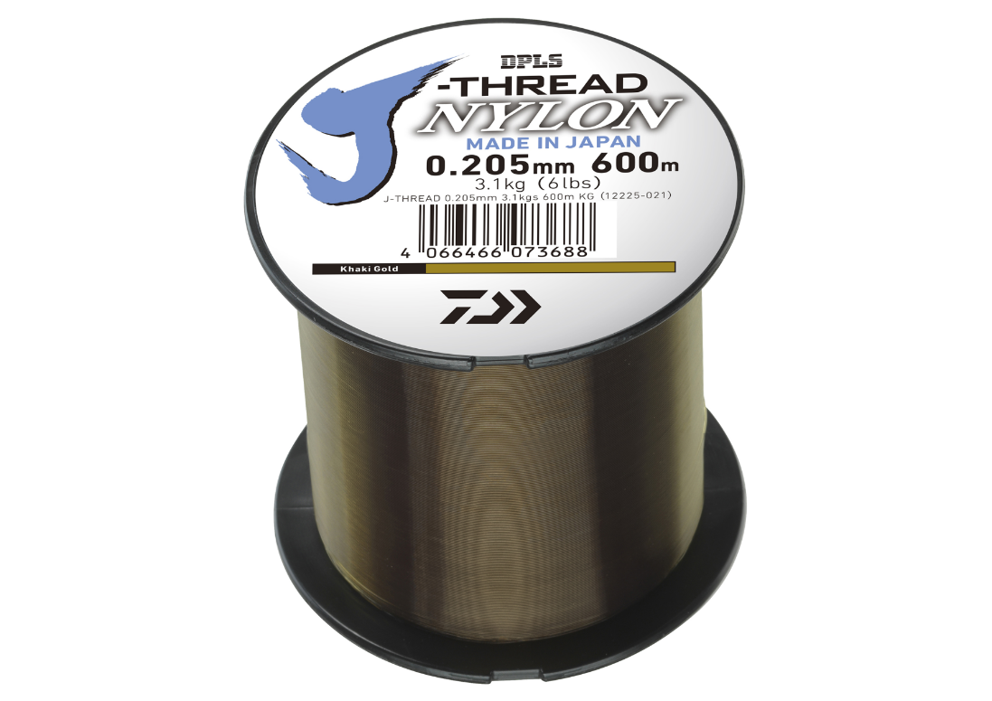 Fir monofilament Daiwa J-Threads, Khaki Gold, 0.285mm/6.1kg, 600m
