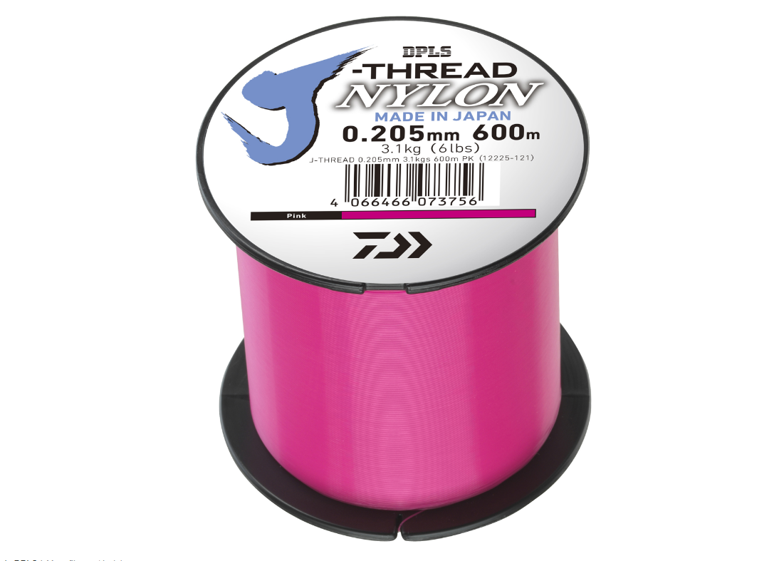 Fir monofilament Daiwa J-Threads, Roz, 0.205mm/3.10kg, 600m
